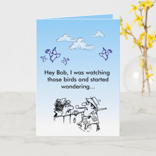 おいボブ! カード (黄色い花)