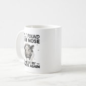 おい俺は君の鼻を見つけたまた俺の仕事の中にあった コーヒーマグカップ (正面左)