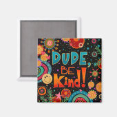 おい優しくかわいいおもしろいカラフルの マグネット (正面/裏面)