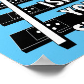 おい列車の難破君この駅じゃないおもしろい ポスター (角)