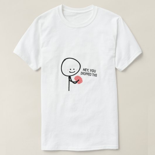 おい君この脳を落としたな Tシャツ (デザイン正面)