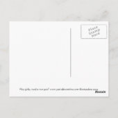 おい女の子は新しいペアが必要か?美しい靴! ポストカード (裏面)