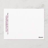 おい女の子は新しいペアが必要か？美しい靴！ ポストカード (裏面)