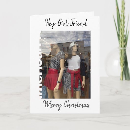 おい女の子友達-お前の誕生日だ（買いに行こう） シーズンカード (正面)