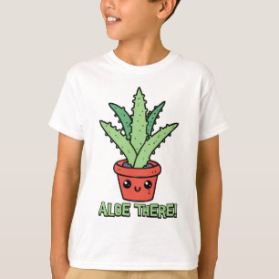 おい待て！アロエプラントプン漫画 Tシャツ