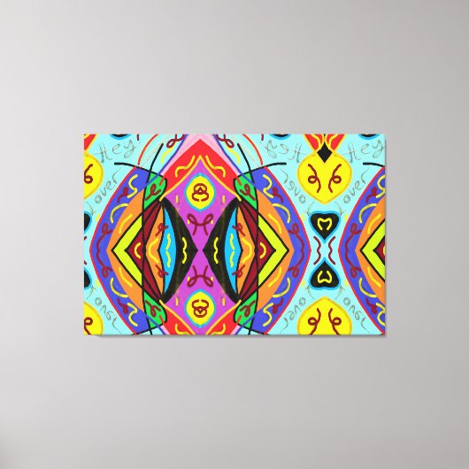 おい恋人 キャンバスプリント (正面)