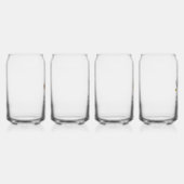 おい月の赤ちゃんシャワーの上にディドル ガラス缶 (右)