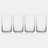 おい月の赤ちゃんシャワーの上にディドル ガラス缶 (左)