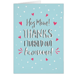 おい母感謝してい母の日カード