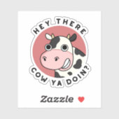 おい牛やドイン動物おもしろいのフン シール (シート)