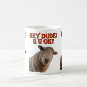 おい男は大丈夫だつるよ、花婿 コーヒーマグカップ (中央)