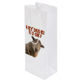 おい男は大丈夫だつるよ、花婿 ワインギフトバッグ (裏面アングル)