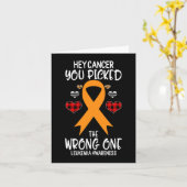 おい癌お前は間違った白血病を発見した カード (黄色い花)