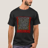 おい簡単は…アーチャー Tシャツ (正面)