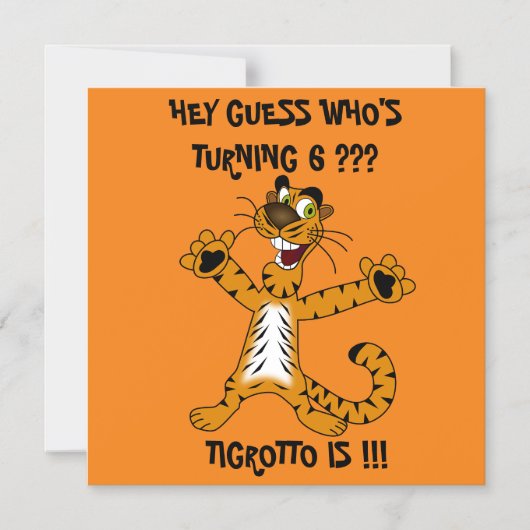 おい誰が6枚の磁気カードを回してるんだろうな マグネット招待状 (正面)