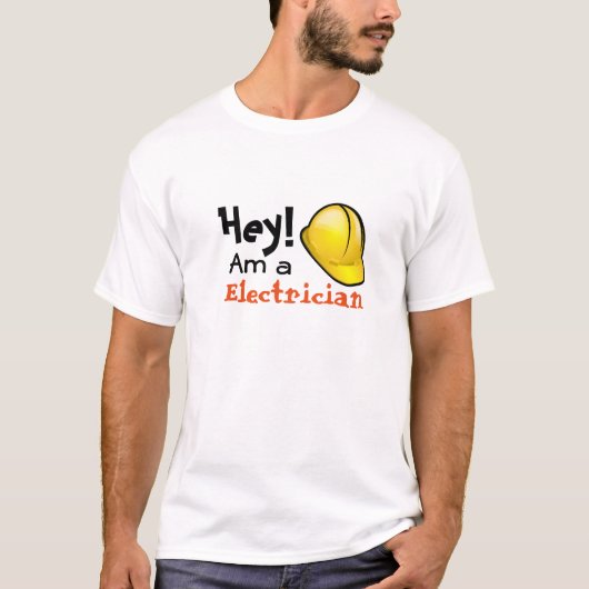 おい電気技師だ Tシャツ (正面)