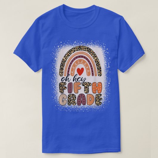 おい5年生レインボー漂白学校1日目 Tシャツ (デザイン正面)