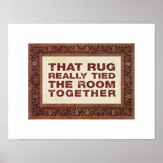 おい、その敷物 ポスター (正面)