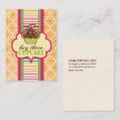 おい、カップケーキ2ぽちゃぽちゃの名刺 名刺 (正面/裏面)