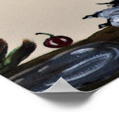 「おい、バイオリン弾き、バイオリン弾き、バイオリン弾き、バイオリン弾き」 ポスター (角)