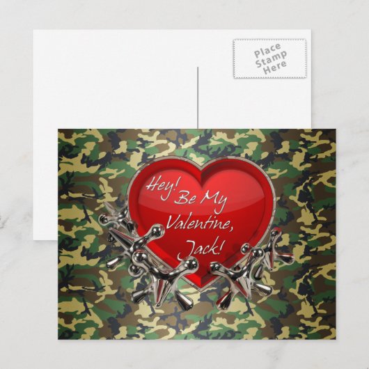 おい…バレンタインだジャック! シーズンポストカード (正面/裏面)