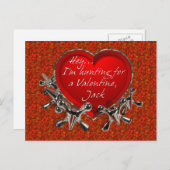 おい…バレンタインの狩りだジャック シーズンポストカード (正面/裏面)