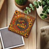 おい、優しくかわいいおもしろいカラフルデイジー親切 マグネット