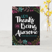 おい!感謝してい為に素晴らし! カード (黄色い花)