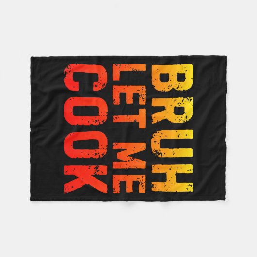 おい、料理させろよ シェフの面白いレストラン ミーム フリースブランケット (正面(横))