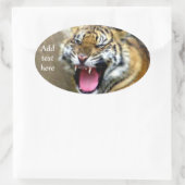 おい_ 楕円形シール (バッグ)