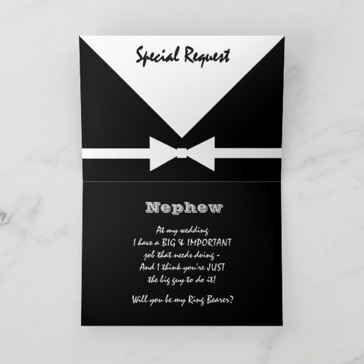 おい - 特別な依頼 - 指輪を運ぶ人になって 招待状 (内部)