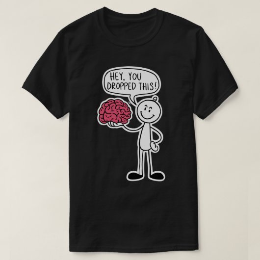 「おい、落としたのか!」 脳おもしろい Tシャツ (デザイン正面)