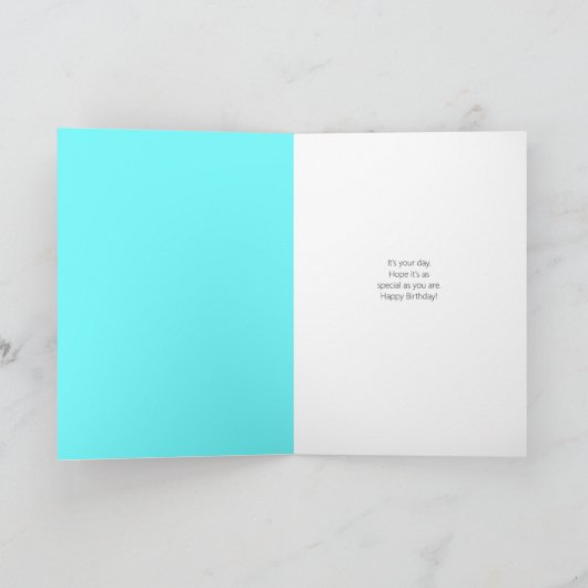 「おい、誕生日娘！」 カード (内部)