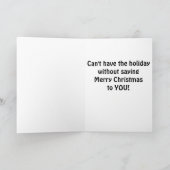 『おい、馬に聖降誕祭お目出とう!』 シーズンカード (内部)