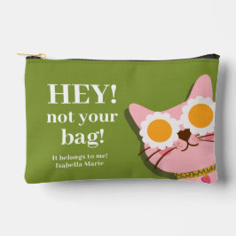 おい！Not Yourバッグおもしろいキャットポーチパーソナライズされたバッグ アクセサリーポーチ