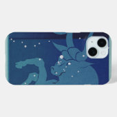 おうし座のブルーコンステレーション ヴィンテージ占星術 Case-Mate iPhoneケース (裏面 (横))