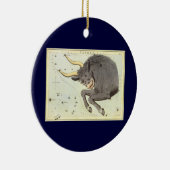 おうし座のブル、ヴィンテージ星座 天文鏡 Urania's Mirror セラミックオーナメント (右)