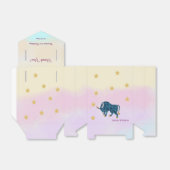 おうし座の天体ウォーターカラー | 初誕生日 フェイバーボックス (折り畳みなし)
