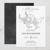 おうし座の星占いベビーシャワー 招待状 (正面/裏面)