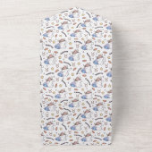 おうし座の眠り - 眠いウサギの模様 オールインワン招待状 (外側)