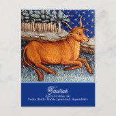 おうし座の誕生日パーティー ポストカード (正面)