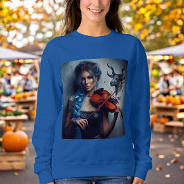 おうし座の音楽家（バイオリン） スウェットシャツ