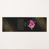 おうし座ザブル-〔占星術の〕十二宮図標識 ヨガマット (正面(横))