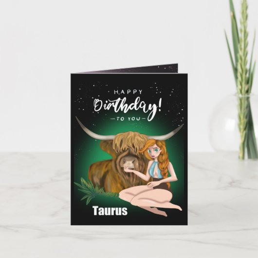 おうし座  カード (正面)