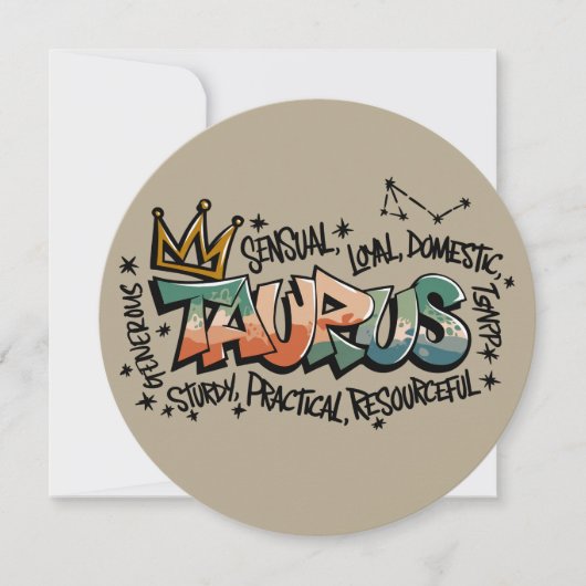 おうし座 カード (正面)