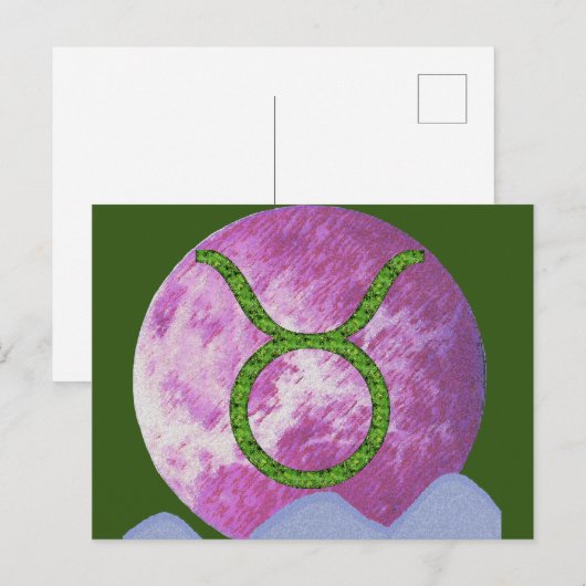 おうし座 ポストカード (正面/裏面)