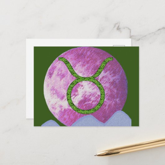 おうし座 ポストカード (正面/裏面インサイチュ)