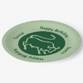 おうし座〔占星術の〕十二宮図徴候 ペーパープレート (アングル)