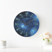 おうし座〔占星術の〕十二宮図徴候 ラージ壁時計 (ホーム)