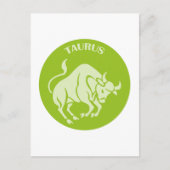 おうし座, 星座, 占星術, ホロスコープ ポストカード (正面)